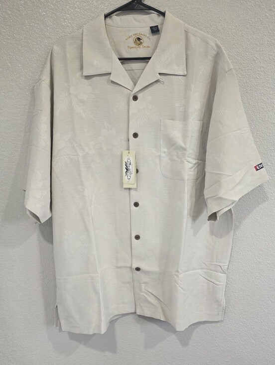 eagle dry goods Other - Men’s Short-Sleeve Button-Up Shirt - Cream